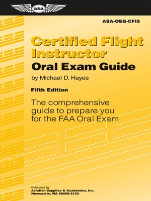 cover image of Certified Flight Instructor Oral Exam Guide